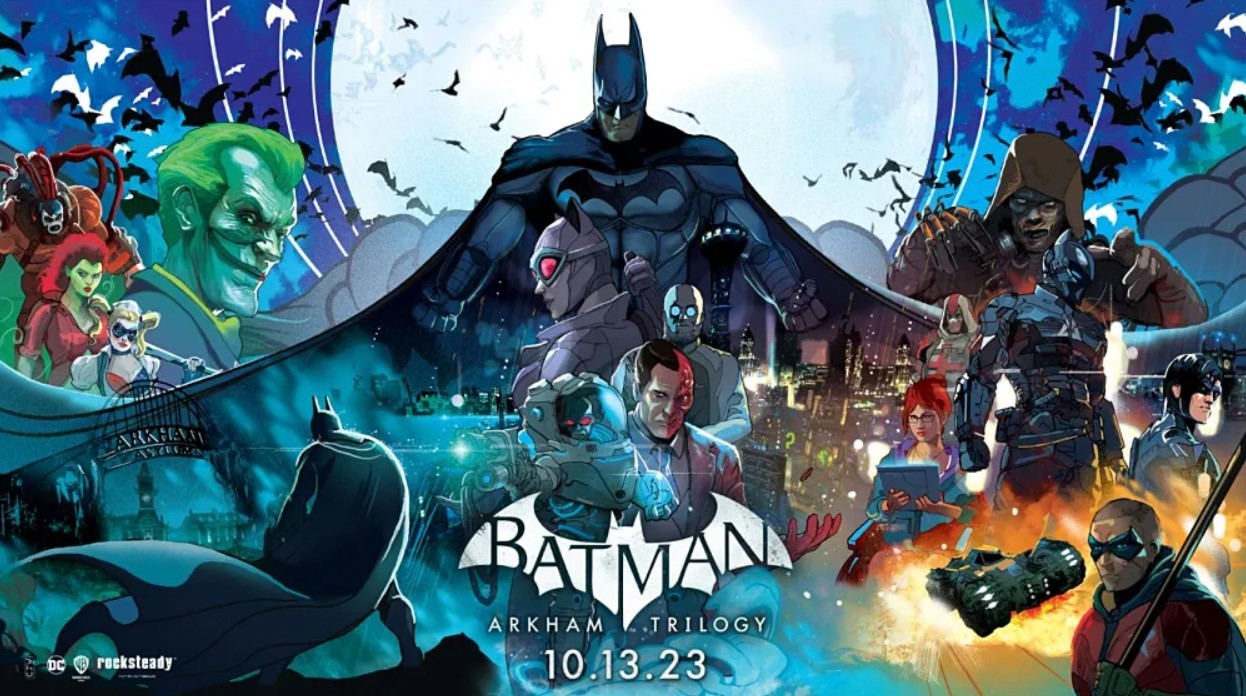 Switch版《蝙蝠俠阿卡漢三部曲》10月13日上市