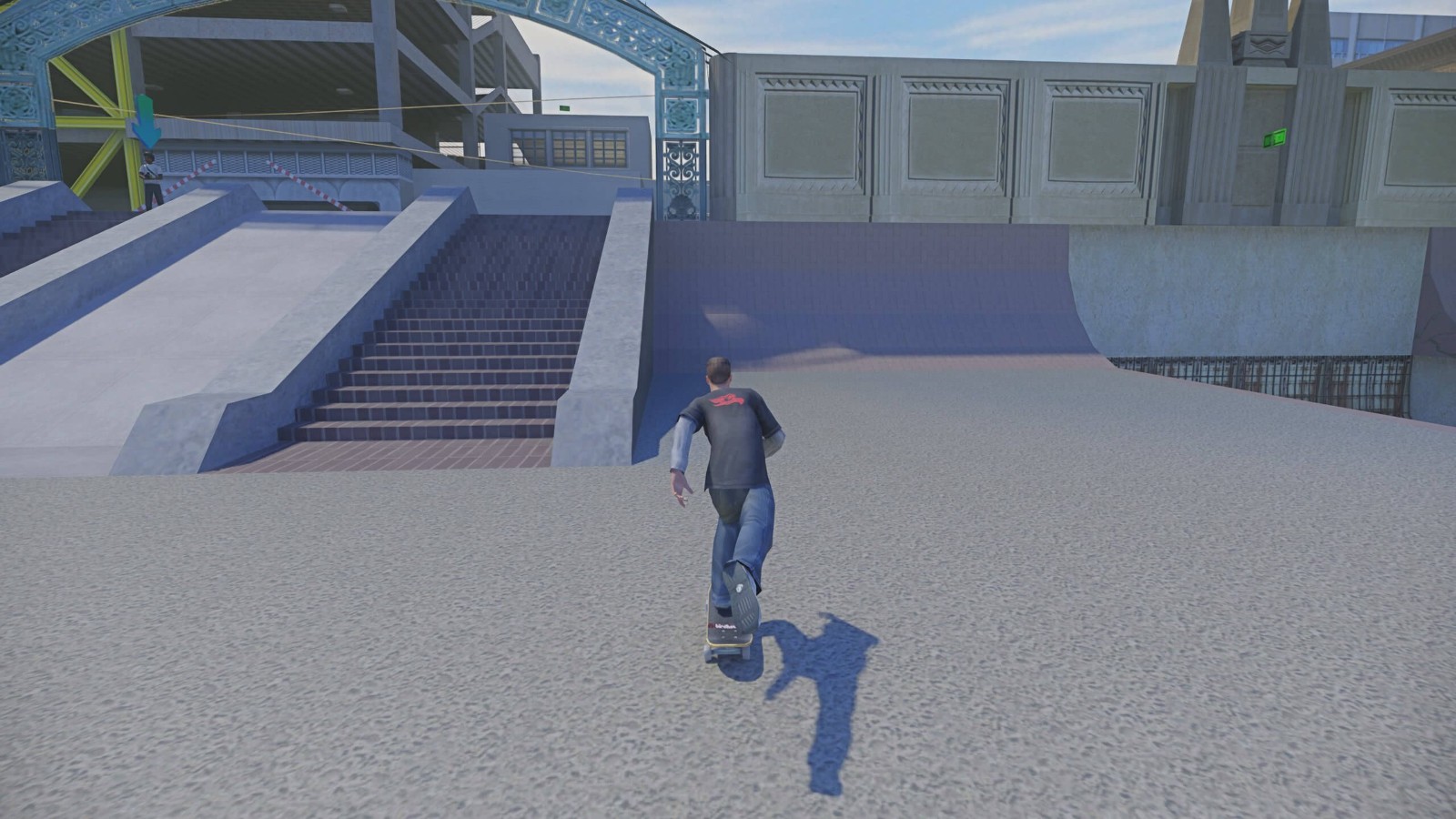 《托尼霍克職業滑板4》MOD截圖 展示RTX Remix效果