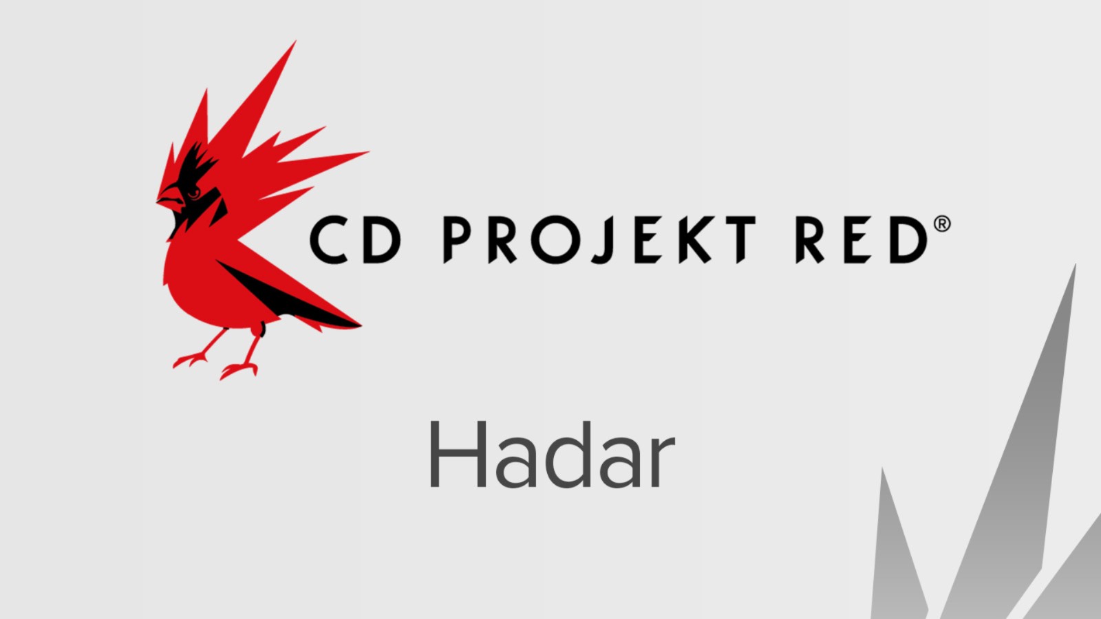 CDPR新作《Hadar項目》不是以封建日本為背景的恐怖遊戲