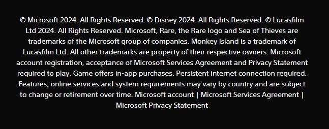 PS5版《盜賊之海》需要玩家注冊關聯微軟帳戶才能遊玩