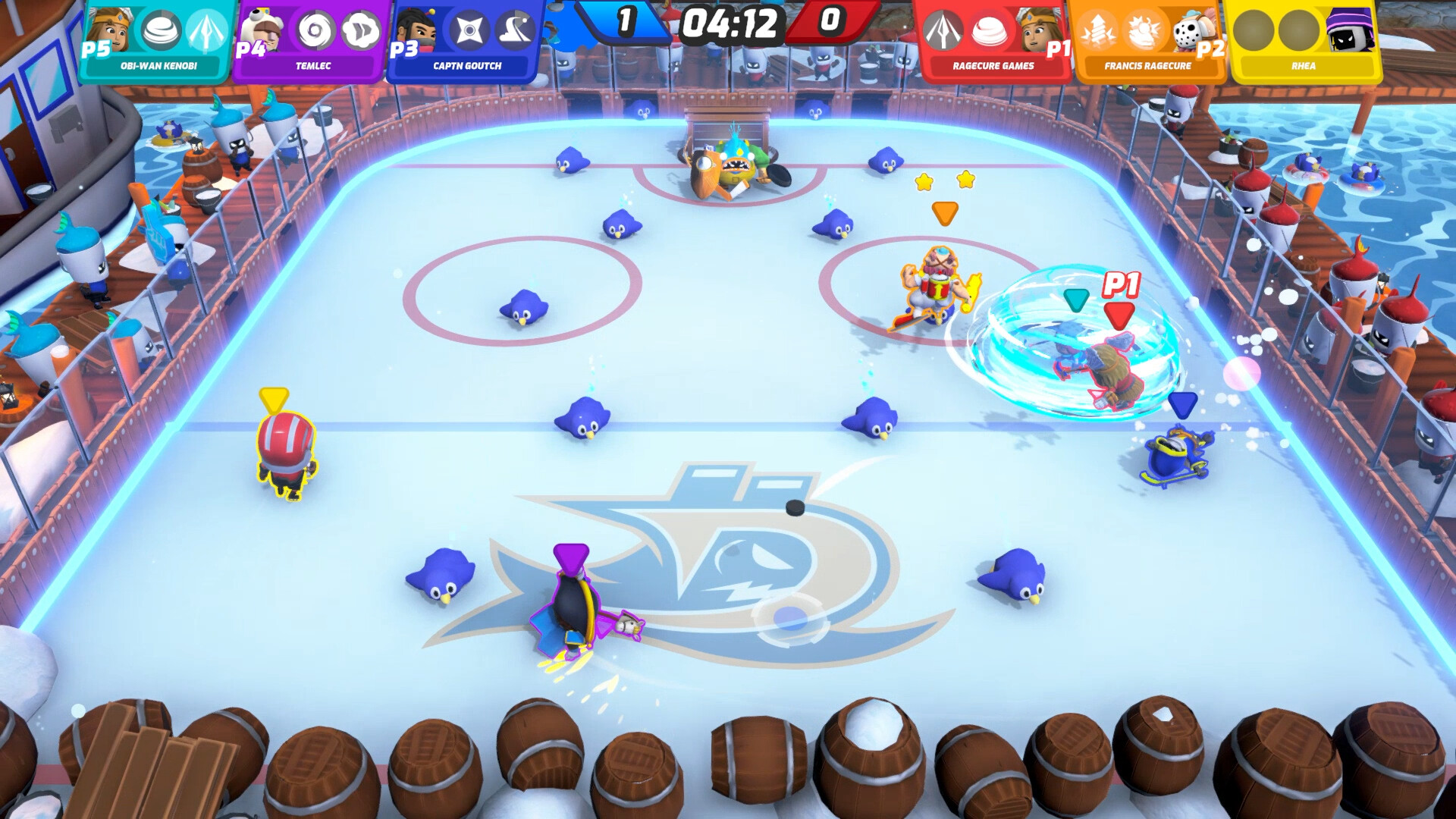 冰球對戰派對遊戲《冰球大莽鬥》現已在Steam平台正式發售