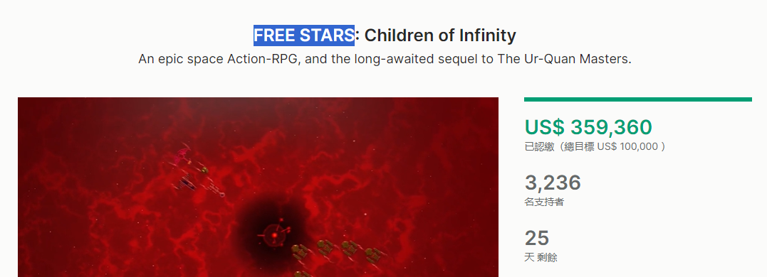 30年經典遊戲《Free Stars》將出續篇 官方開啟眾籌